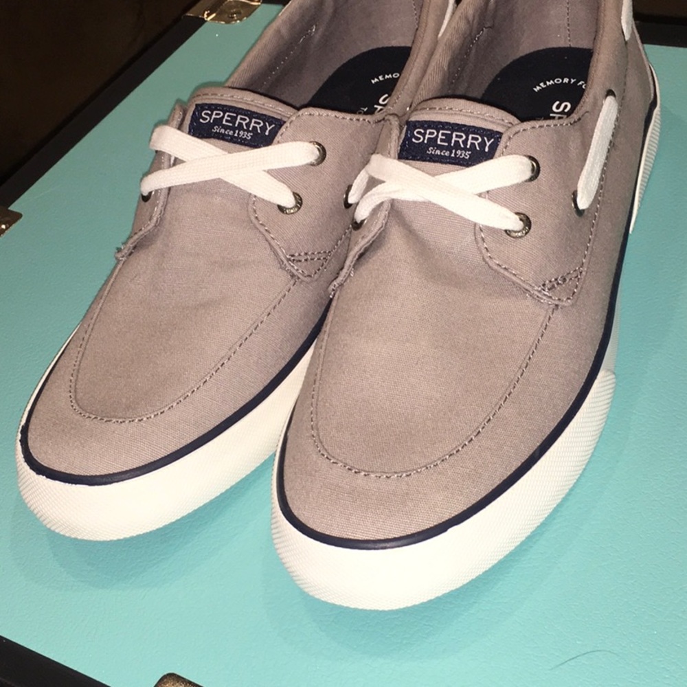 4/$100 Grey Sperry Topsiders - NEW!
